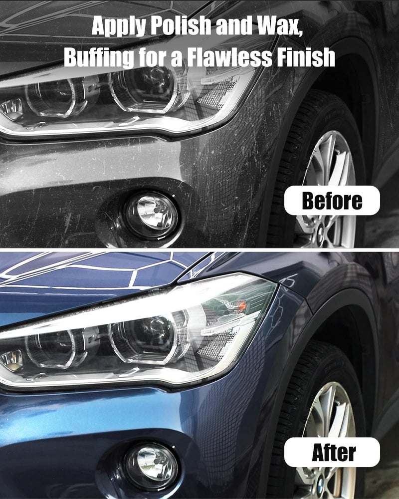 AVID POWER Buffer Polisher, 6-inch Dual Action/DA Polisher for Car Detailing, Random Orbital Car Buffer Polisher Waxer Kit with Variable Speed & 3 Polishing Pads - Image 4